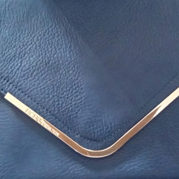 BCBGeneration Deep Blue Envelope Clutch - Picture 2 of 6